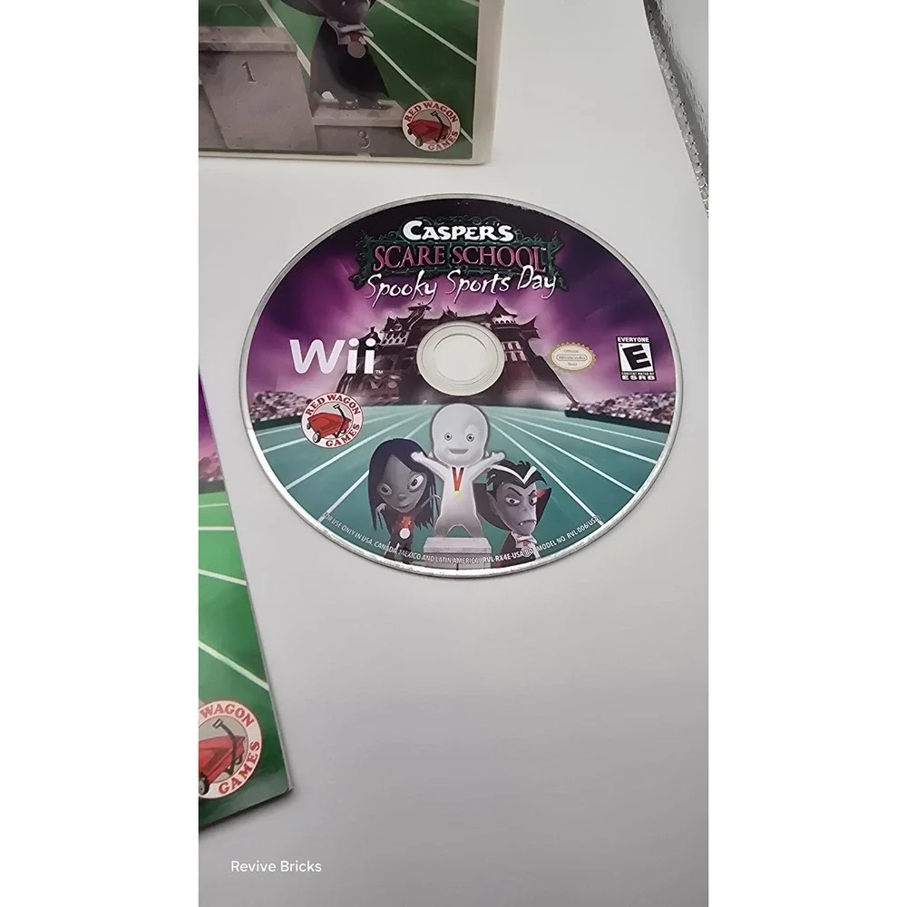 Caspers Scare School Spooky Sports‎ Day (Nintendo Wii, 2010) CIB Complete Tested